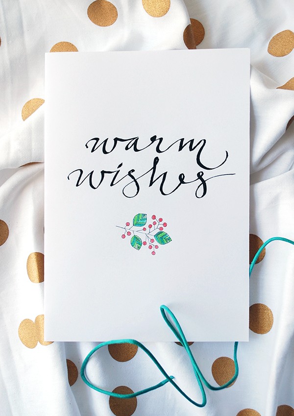 Free printable Christmas Cards - Lisa Tilse for We Are Scout