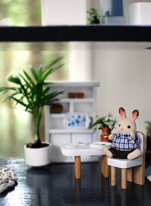 Scandi summer house-style doll house makeover. Photos by Lisa Tilse for We Are Scout.