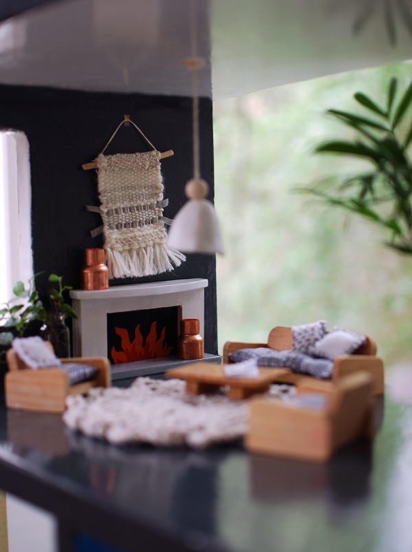 Scandi summer house-style doll house makeover. Photos by Lisa Tilse for We Are Scout.