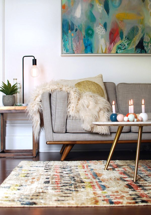 TOP 20 posts on We Are Scout 2015 - Lisa's winter living room makeover