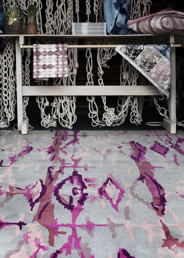 Shibori x Tappeti rug collaboration