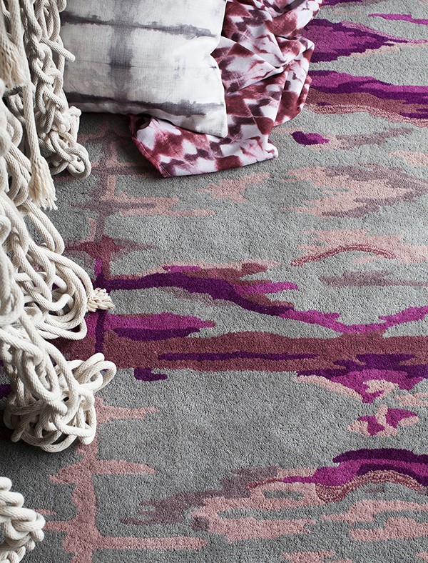 Shibori x Tappeti rug collaboration