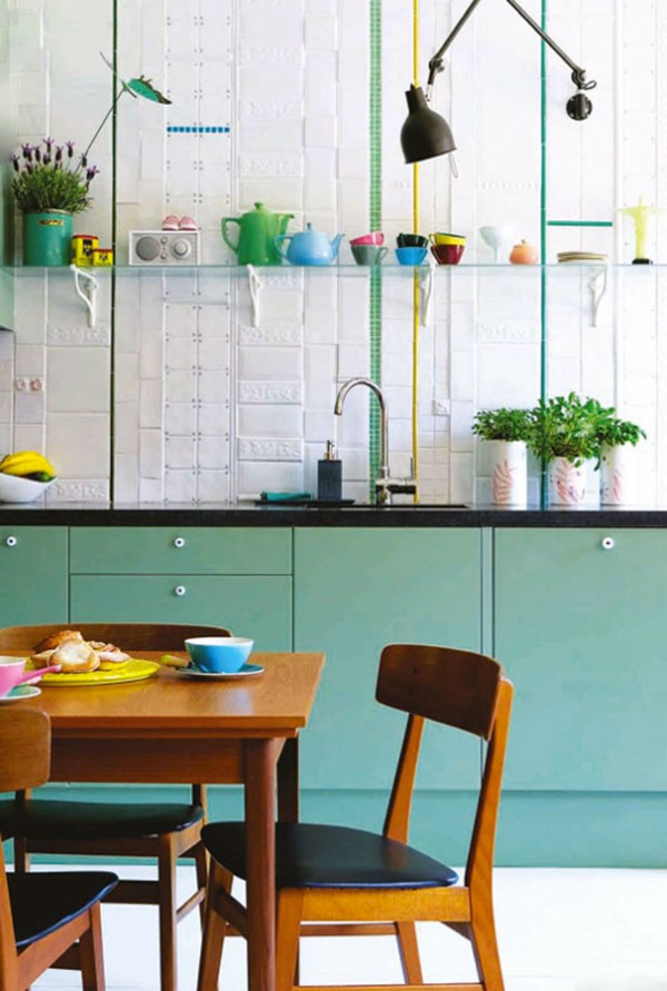 Colour in the Kitchen - the best examples.