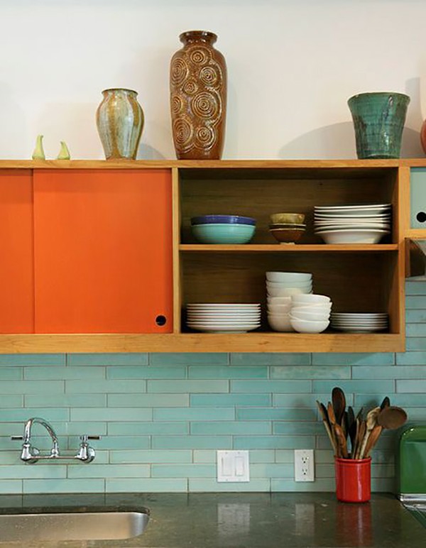 Colour in the Kitchen - the best examples.