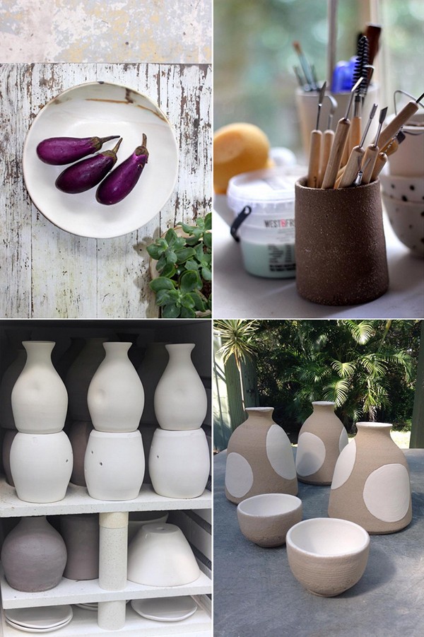 Ceramics by Elke Lucas. Interview and studio tour.