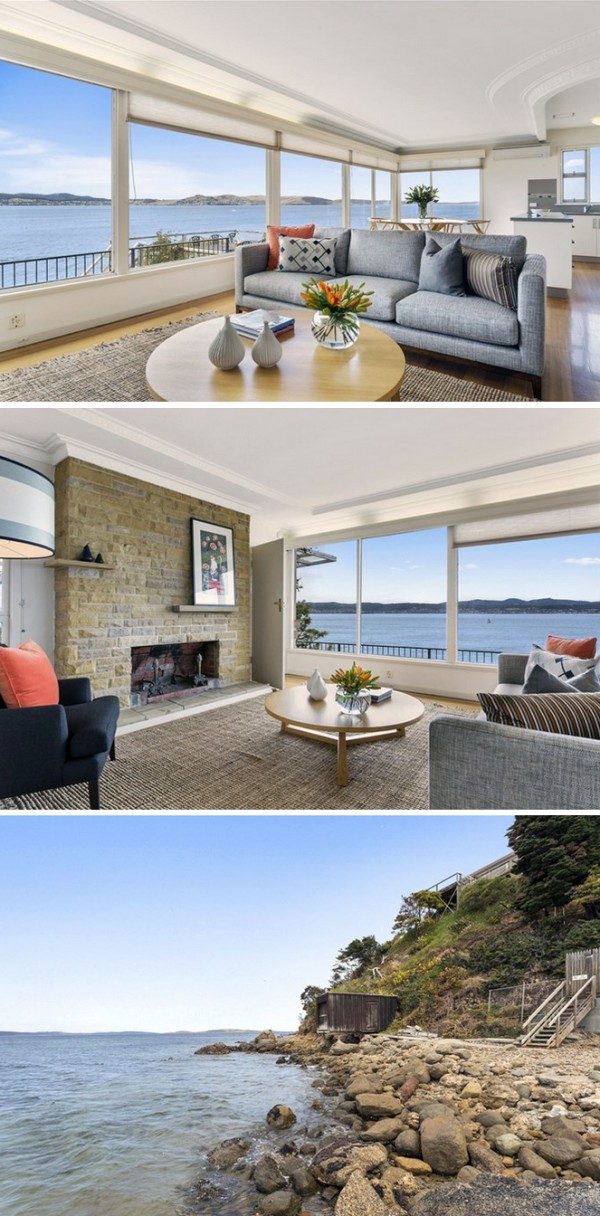 Hobart houses for sale - Sandy Bay home with boathouse