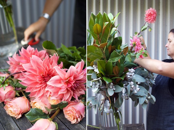 How to arrange flowers like a florist step 3