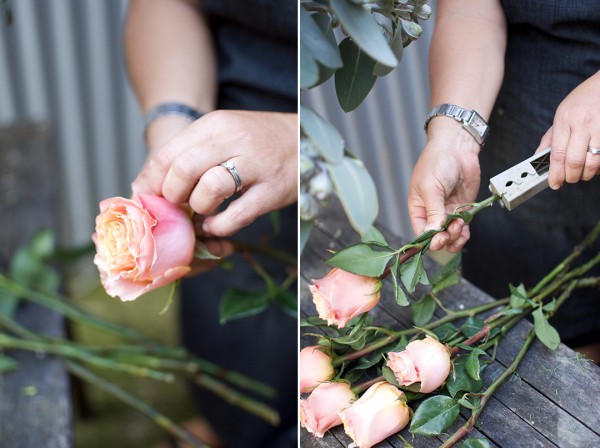 How to arrange flowers like a florist step 5