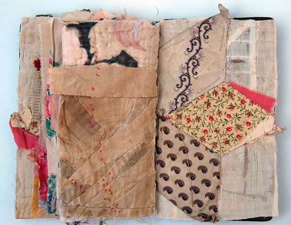 Textile artist Mandy Pattullo fabric book