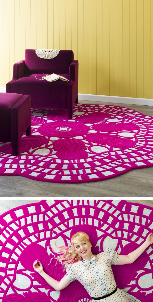 EVELYN rug designed by Petrina Turner for Designer Rugs