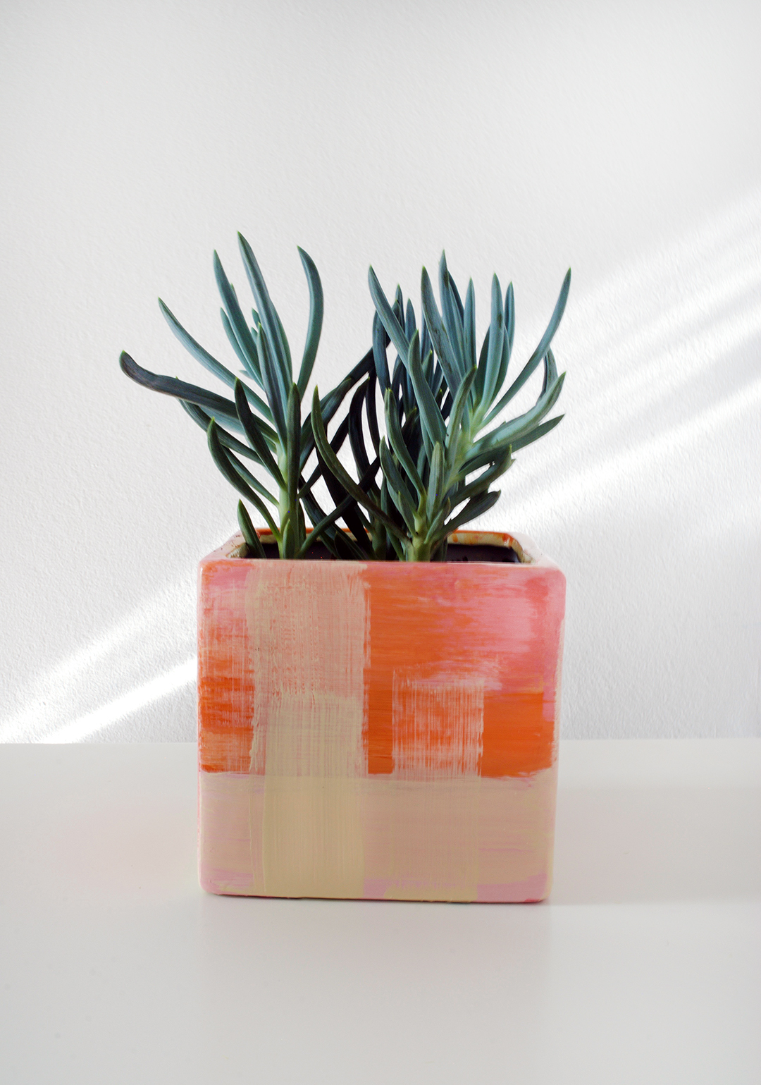 TUTORIAL Give your old plant pots a painterly designer makeover We