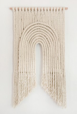 Macrame by Sally England Sacred Arch detail