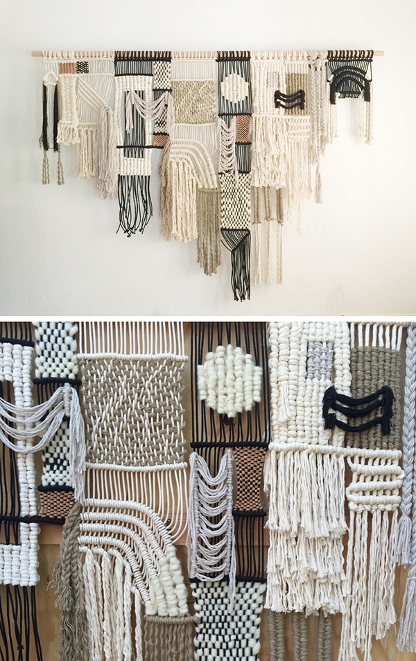 Macrame by Sally England, fiber artist