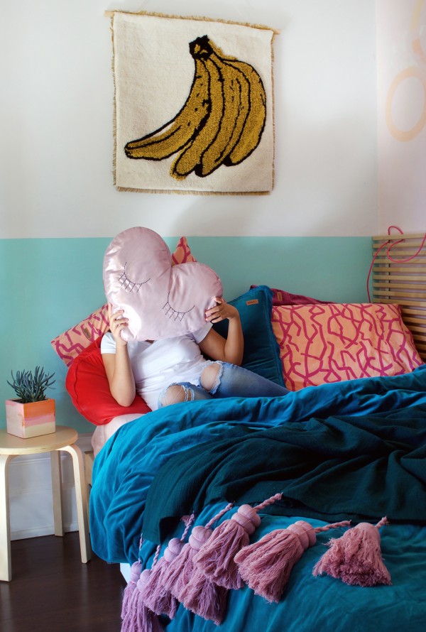 This teenage girl's bedroom is so small that only Harry potter's cupboard under the stairs can compete in scale. 