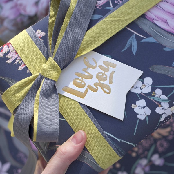 Bespoke Letterpress gift wrap