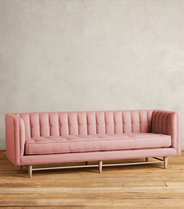 Best pink sofas - Anthropologie