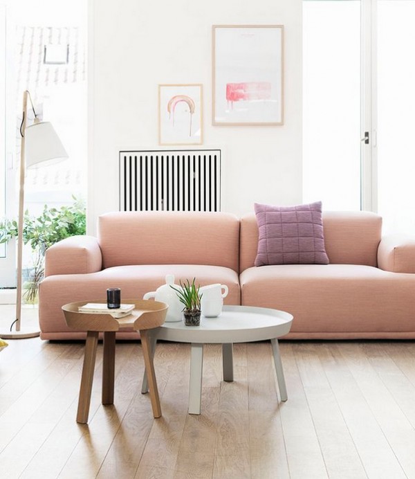 Rose quartz is still madly trending. Get on board with a soft pink sofa. We've rounded up 10 of the best, and tell you where to buy them.