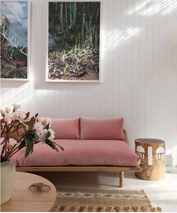Rose quartz is still madly trending. Get on board with a soft pink sofa. We've rounded up 10 of the best, and tell you where to buy them.