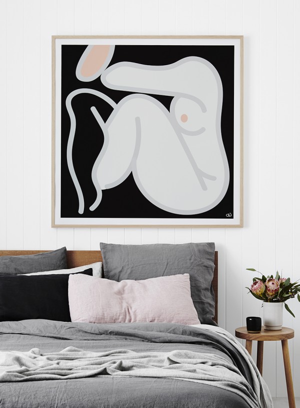 Print by Australian artist Caroline Walls. Photo: Annette O'Brien.