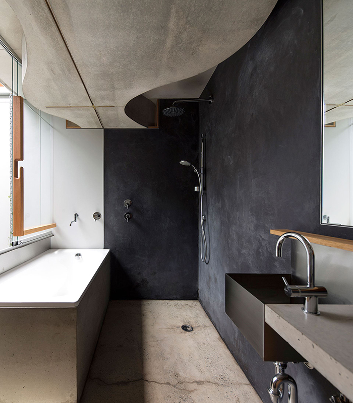 Australian bathroom of the year by Drew Heath Architects. Photography by Brett Boardman.