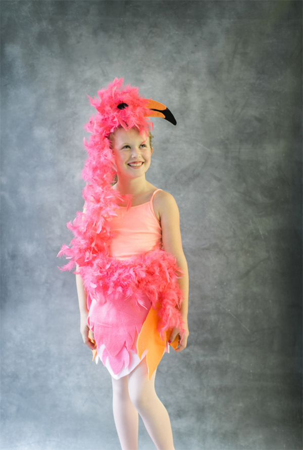 DIY Halloween costumes round up. Flamingo