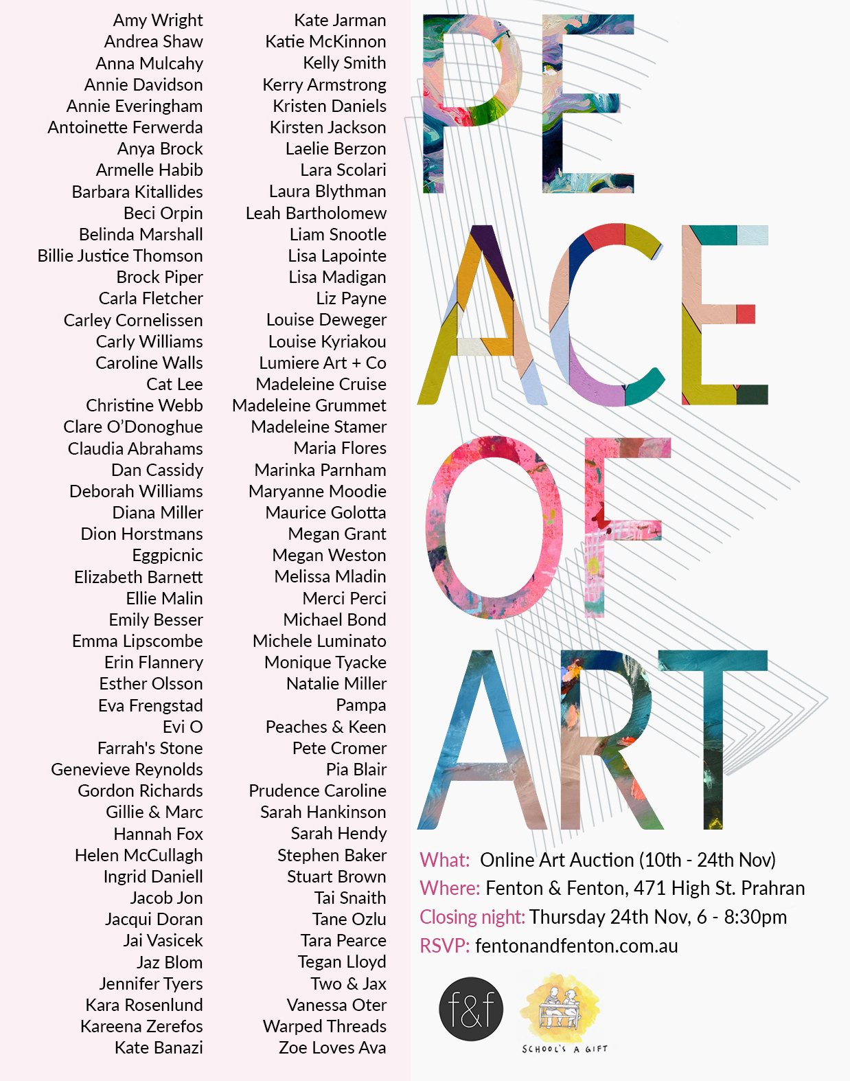 Peace of Art 2016 - Australian online art auction for charity