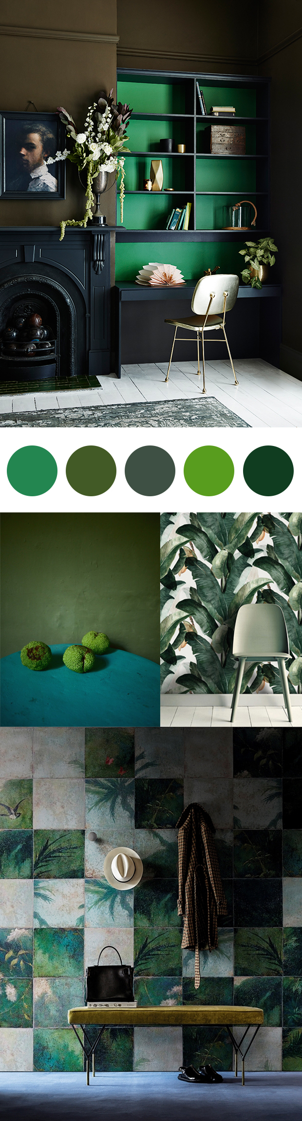 Inspired by Pantone Colour of the Year: Greenery.