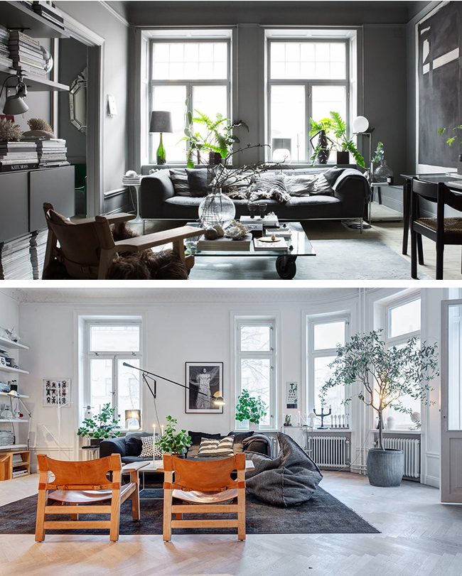  vs Scandi white on white. The home of Swedish stylist Lotta Agaton.