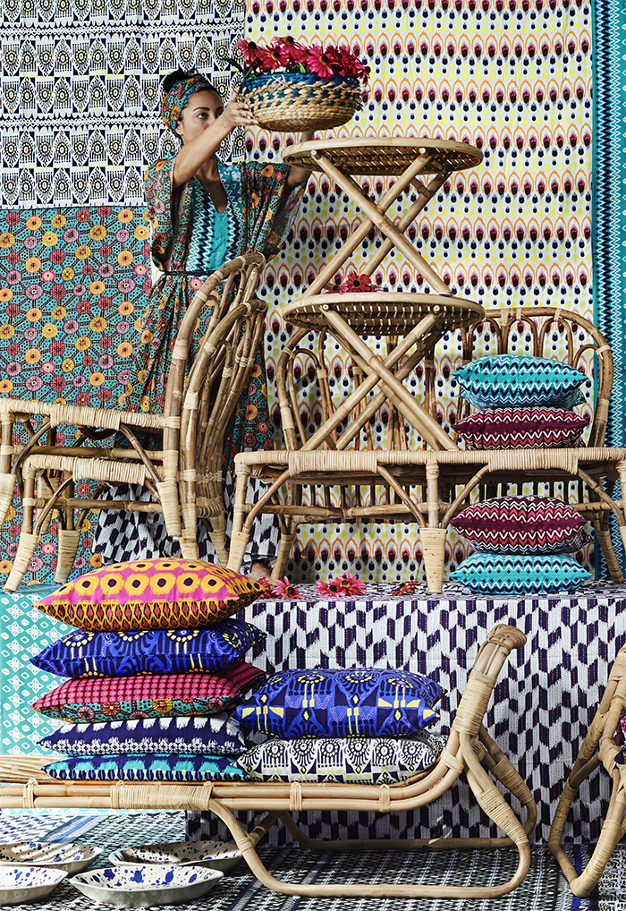 Brilliant pattern and colour in IKEA's JASSA - a new handmade range 