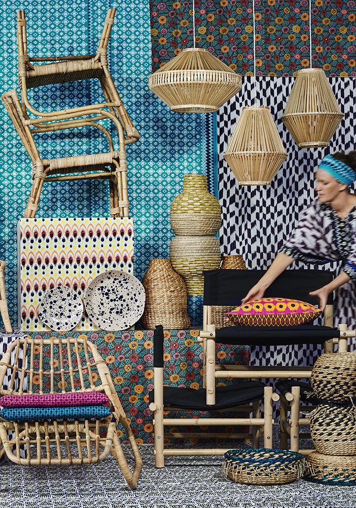 Brilliant pattern and colour in IKEA's JASSA - a new handmade range 