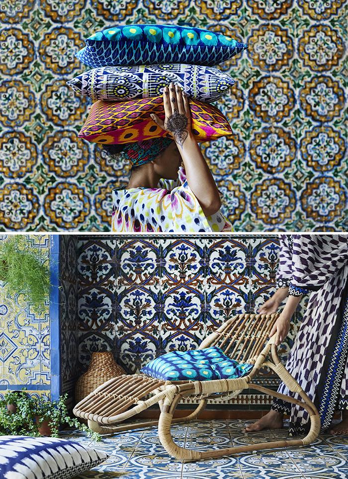 Brilliant pattern and colour in IKEA's JASSA - a new handmade range 