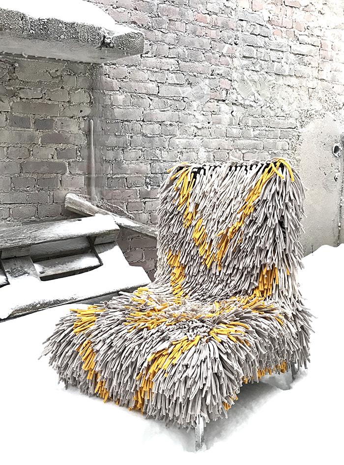 RAGAMUF chair rug fit over and transform most chairs and arm chairs. 