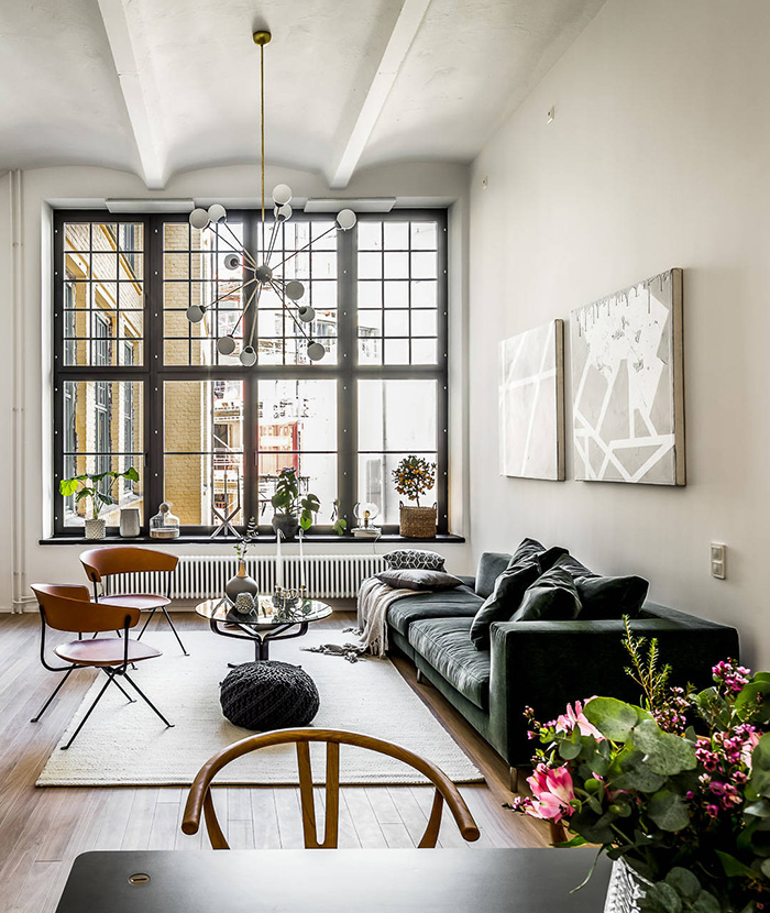 Stunning Stockholm Apartment In A Converted Brewery We Are Scout contemporary-scandinavian-houses-behance