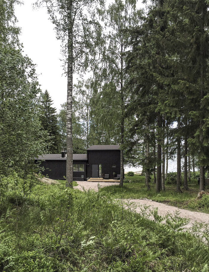 Scandinavian summer house of Minna Jones sits on a lakes edge