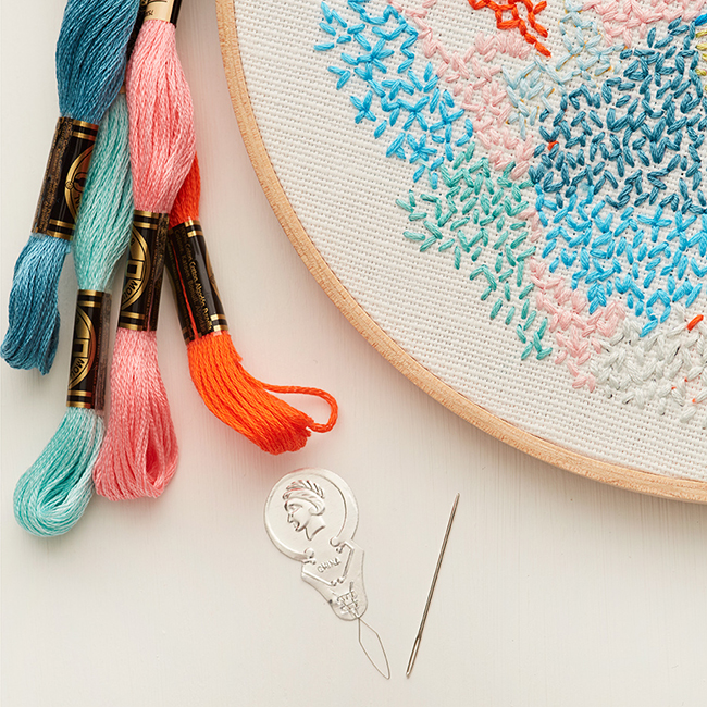 embroidery kits by Australian artist Belinda Marshall