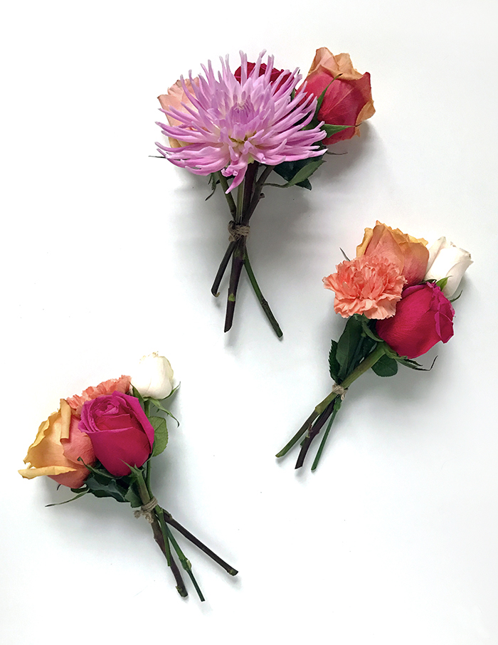 DIY fresh flower garland - step by step guide