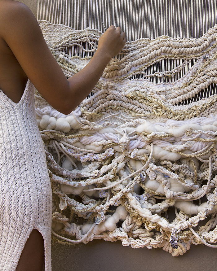 Weaving - Sydney based fiber artists Crossing Threads