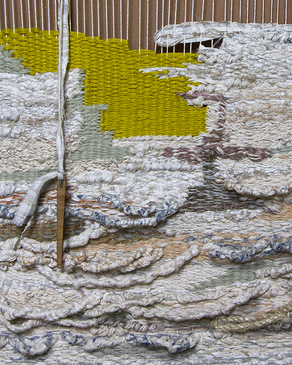 Beautiful textural weavings by Crossing Threads