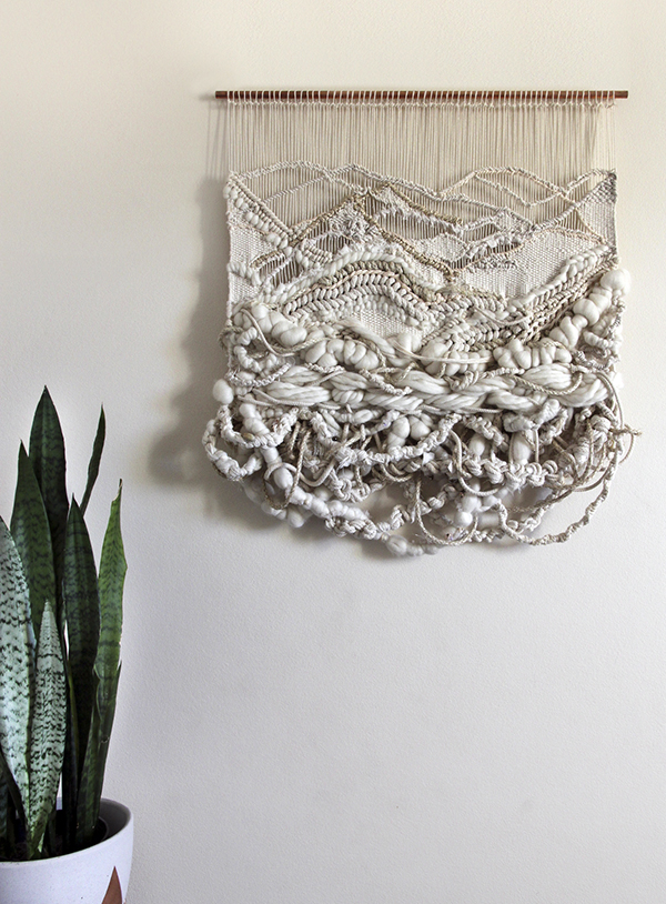 Beautiful textural weaving by Crossing Threads