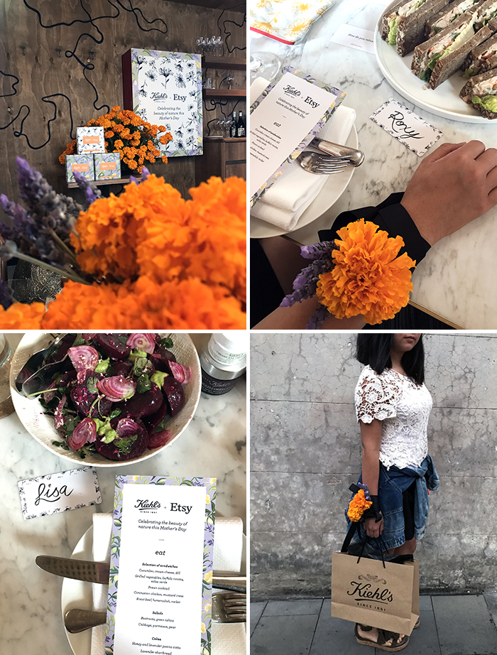 The launch of Kiehl's and Etsy Mother's Day collaboration