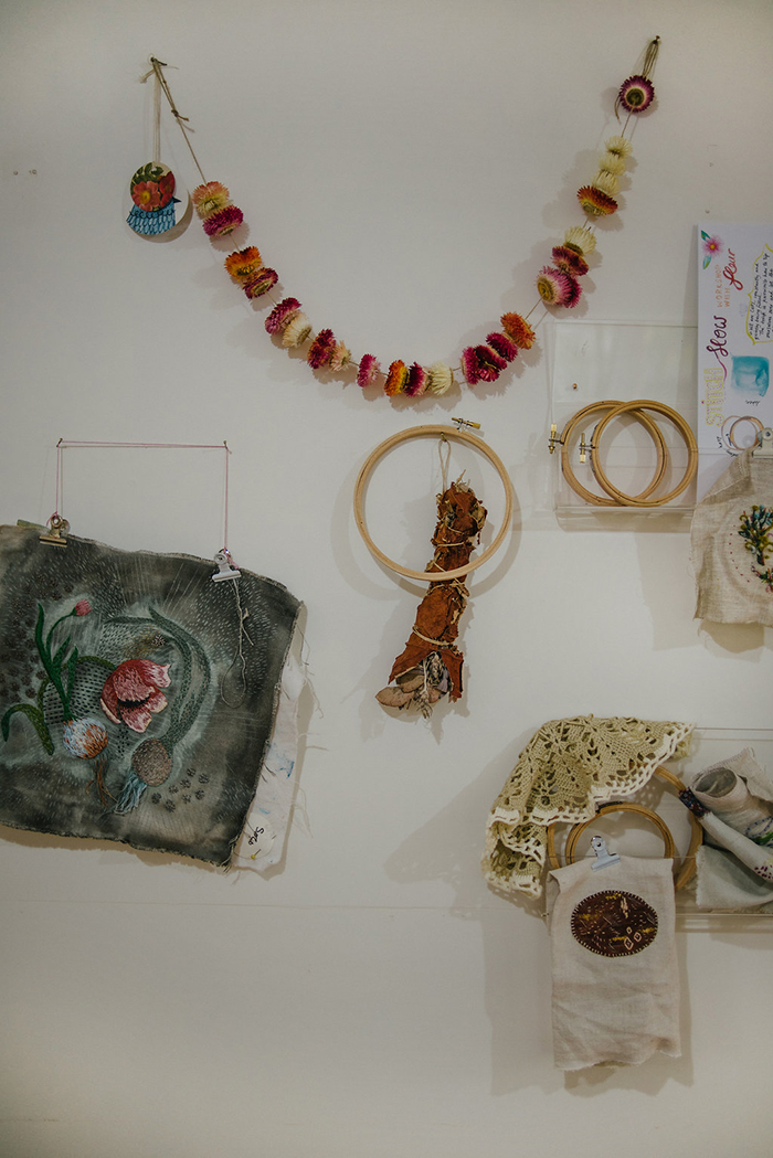 Studio tour with NZ textile artist Fleur Wood