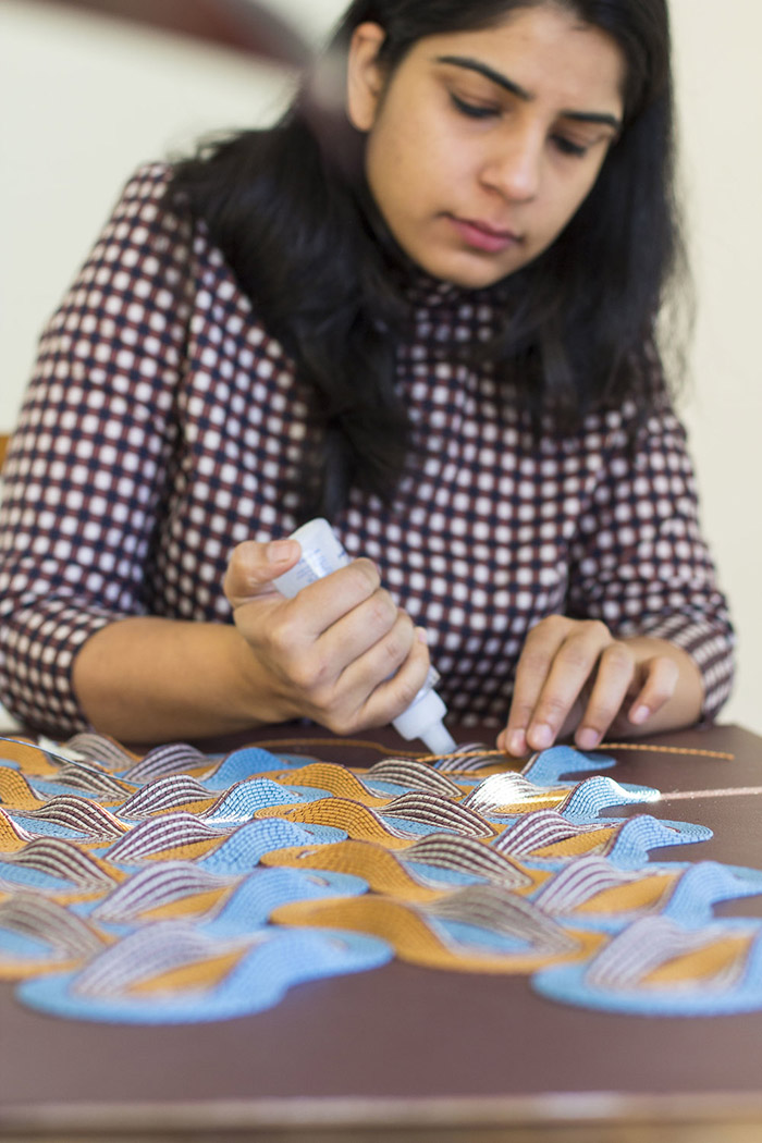 Studio visit with Australian paper artist Gunjan Aylawadi