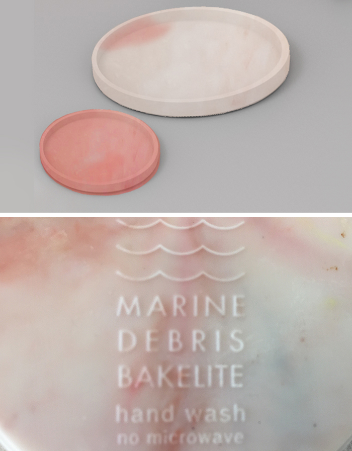 The Marine Debris Bakelite project - 100% recycled plastic