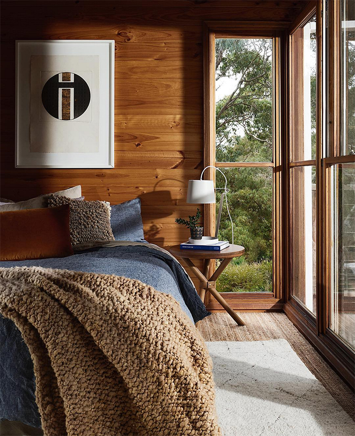 bedroom goals - wood interiors