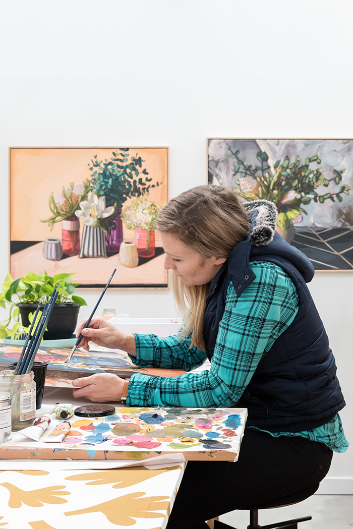 Studio visit with Australian artist Sam Michelle