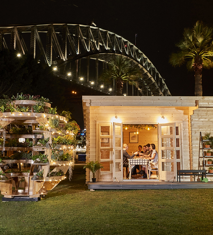 IKEA Growroom under the Sydney Harbour Bridge