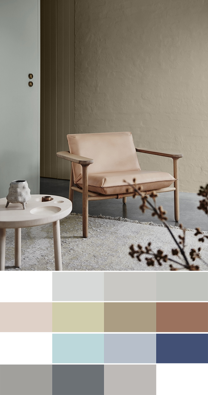 2018 interiors colour trends - Essential palette