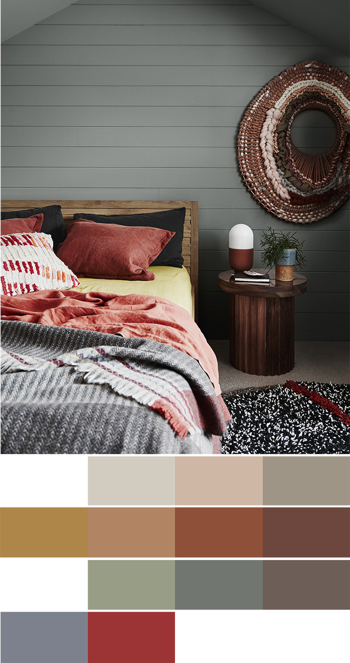2018 interiors colour trends - Kinship palette