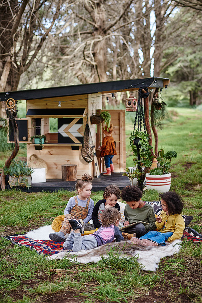 the best designer wooden cubby house