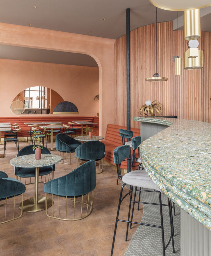 This London restaurant features 10 of the hottest interiors trends 2018